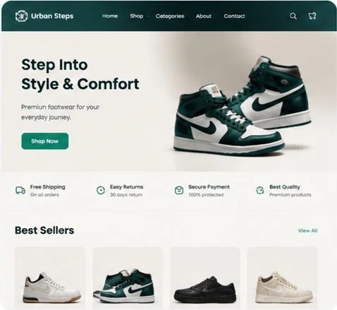 Urban Steps E-Commerce